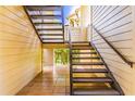 Exterior view of metal staircases between condo buildings at 3036 Parkway Blvd # 206, Kissimmee, FL 34747