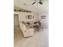 Spacious living room with two sofas and a coffee table at 619 Parakeet Ct, Kissimmee, FL 34759