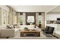 Spacious living room showcasing a sectional sofa, wooden coffee table, and neutral color palette at 693 Peroni Ave, Debary, FL 32713