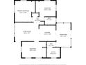 Layout of the home, including bedrooms, living room, kitchen, dining area, and utility room at 38 Seaside Dr, Ormond Beach, FL 32176