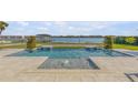 Gorgeous swimming pool overlooking tranquil waterway at 472 Desoto Dr, New Smyrna Beach, FL 32169