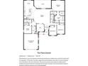 Floor plan featuring four bedrooms, three bathrooms, den, open floor plan and 2612 square feet at 2569 Rogers Rd, Lakeland, FL 33812