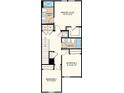Second floor floorplan featuring a primary suite with a large closet, two additional bedrooms, and bathrooms at 165 River Front Way, Edgewater, FL 32141