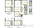 Second floor plan featuring multiple bedrooms, bathrooms, a game room, and a study at 5196 Goldfinch St, St Cloud, FL 34771