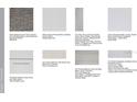 Selection of various flooring, tile, and counter top samples from the designer's finish collection for the new home at 5260 Stone Ridge Pl, St Cloud, FL 34771
