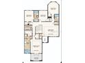 Second floor plan showing layout of bedrooms, bathrooms, laundry and game room at 5224 Stone Ridge Pl, St Cloud, FL 34771