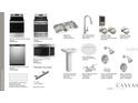 Selection of standard and optional appliance and hardware features for a new home build at 2072 Rosewood Cir, Lakeland, FL 33810