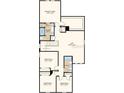 Second floor layout with a primary suite, three bedrooms, three bathrooms, and a spacious loft at 4532 Ranunculus St, Lake Hamilton, FL 33851