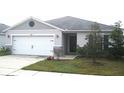 Charming one-story home featuring a two car garage, well-maintained lawn, and traditional design at 1371 Pompay Dr, Davenport, FL 33896