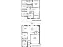 Detailed floor plan showcasing the layout of the home's main and upper levels at 4381 Pumice Dr, Lakeland, FL 33811