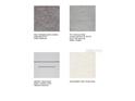 Display of flooring, cabinet, and countertop samples to coordinate design selections at 161 River Front Way, Edgewater, FL 32141