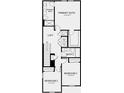 This is a second-floor plan showing the bedroom and bathroom layouts at 2569 Penguin Blvd, Davenport, FL 33837