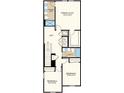 Second floor plan featuring the primary suite, two bedrooms, two bathrooms, and a loft at 2537 Penguin Blvd, Davenport, FL 33837