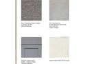 Samples showing various flooring, cabinet, and counter top finishes at 2565 Penguin Blvd, Davenport, FL 33837