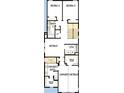 Second floor plan featuring bedrooms, baths, and a retreat at 3089 Voyager Ave, St Cloud, FL 34771