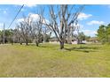 Expansive grassy yard featuring mature trees and a traditional brick home at 4305 Hamilton Rd, Lakeland, FL 33811