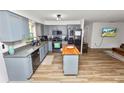 Bright kitchen features updated appliances, ample counter space, and a convenient eat-in area at 2937 Delrose N Dr, Lakeland, FL 33805