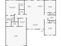 Detailed floorplan showcasing the layout of this home with dimensions for each room at 12921 Sw 64Th Terr Rd, Ocala, FL 34473
