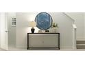 A decorative table and decor, including a lamp and vase of flowers at 1321 Acorn Meadow Loop, Eustis, FL 32726
