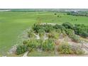 Aerial view of a home on a sprawling green lot, surrounded by mature trees and wide open spaces at 430 Alturas Babson Park Cutoff, Lake Wales, FL 33859