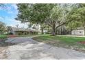 Sprawling home exterior surrounded by mature trees on a large lot with an extensive driveway and plenty of parking at 430 Alturas Babson Park Cutoff, Lake Wales, FL 33859