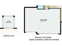 Floor plan showcasing optional 3 car garage and lanai options at 2038 Babbling Brook Blvd, Auburndale, FL 33823
