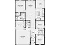 Detailed floorplan showcasing the layout of the house, including bedrooms, living spaces, and lanai at 2559 Driftwood St, Auburndale, FL 33823