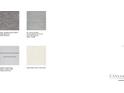 Material samples, showing options for carpet, tile, cabinets and countertop finishes at 2559 Driftwood St, Auburndale, FL 33823