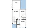 Second floor floor plan featuring the bedrooms, bathrooms, and a retreat at 3098 Voyager Ave, St Cloud, FL 34771