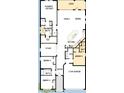Detailed floorplan showing a spacious layout with open kitchen, lanai, owner's retreat, and a two-car garage at 6087 Sacred Oak Ave, Mount Dora, FL 32757