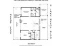 Detailed floor plan showcasing the layout of this home with bedrooms, living room, and kitchen at 1395 S Lake Reedy Blvd, Frostproof, FL 33843
