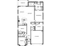 Open-concept floor plan featuring a large Primary suite, spacious kitchen, and a two-car garage at 3331 Chinotto Dr, Lake Alfred, FL 33850
