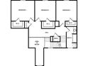 Second floor plan includes three bedrooms each with a walk-in closet at 3335 Chinotto Dr, Lake Alfred, FL 33850