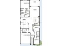 Detailed floor plan showcasing the layout of the home, including the bedrooms, bathrooms, kitchen, and living areas at 5914 Bristle Oak St, Mount Dora, FL 32757