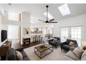 Open-concept floor plan boasts a seamless transition between the living and dining areas at 1507 Wheeler Rd, Apopka, FL 32703