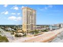 Coastal building showcasing ocean views and proximity to the sandy beach at 2300 N Atlantic Ave # 1502, Daytona Beach, FL 32118