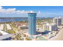 Beautiful condominium tower on the beach with ocean views and other condominiums and single Gathering houses nearby at 2625 S Atlantic Ave # 24Sw, Daytona Beach, FL 32118