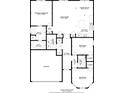 Detailed floorplan showcasing the layout, dimensions, and flow of the home's living spaces at 8830 Fox Dr, Polk City, FL 33868