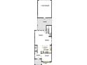 First floor plan showing a spacious layout with a kitchen, study, living room, and a lanai at 6690 Wake St, St Cloud, FL 34771
