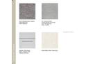 Carpet, tile, cabinet and countertop samples for home interior finishes and design at 2076 Babbling Brook Blvd, Auburndale, FL 33823