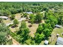 Aerial perspective of the property showing the expansive greenery, surrounding landscape and location at 28712 Azalea Ave, Paisley, FL 32767