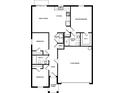 Detailed floor plan showcasing the layout of the home with labeled rooms and dimensions at 1625 Nantucket Way, Winter Haven, FL 33884