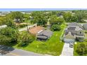 Aerial view of a single-Gathering home with a well-maintained lawn at 515 9Th St, Winter Garden, FL 34787