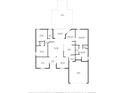 Detailed floor plan layout showcasing the home's spacious design, including bedrooms, bathrooms, living areas, and a large patio at 2869 Hickory Ridge Dr, Lakeland, FL 33813