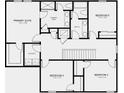 Second floor plan featuring the primary suite, laundry, and additional bedrooms at 4732 Babys Breath Pl, Kissimmee, FL 34758
