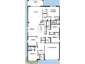 Detailed floor plan showcasing the layout of the home, including bedrooms, bathrooms, and living spaces at 6068 Sacred Oak Ave, Mount Dora, FL 32757