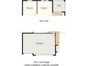 Floor plan addendum showing an optional lanai and garage configurations at 2072 Babbling Brook Blvd, Auburndale, FL 33823