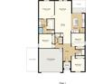 Detailed floor plan showing the layout of the bedrooms, kitchen, and living spaces at 2072 Babbling Brook Blvd, Auburndale, FL 33823