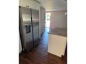 Modern kitchen with stainless steel appliances and island at 612 E Plymouth Ave, Deland, FL 32724