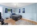 Light and airy bedroom with tile flooring and neutral decor at 1412 Ruthbern Rd, Daytona Beach, FL 32114
